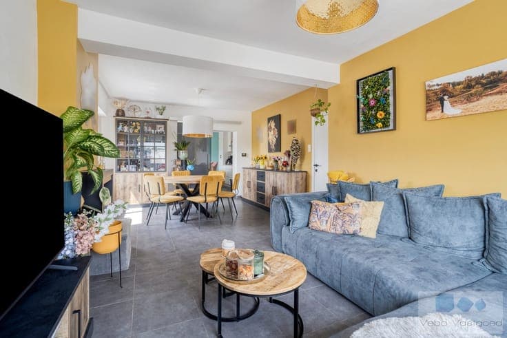Landelijk gelegen starterswoning met ruime tuin te Heist-...