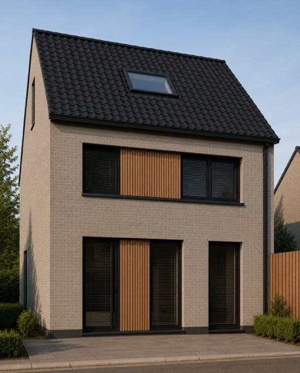 MODERNE nieuwbouwwoning met PRIVATIEVE AUTOSTANDPLAATS na...