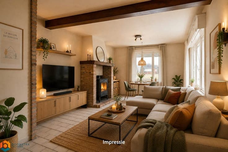 Te renoveren woning met 2 slpkrs te Beerzel