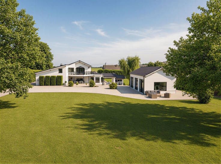 An exceptional property in a lush, green setting