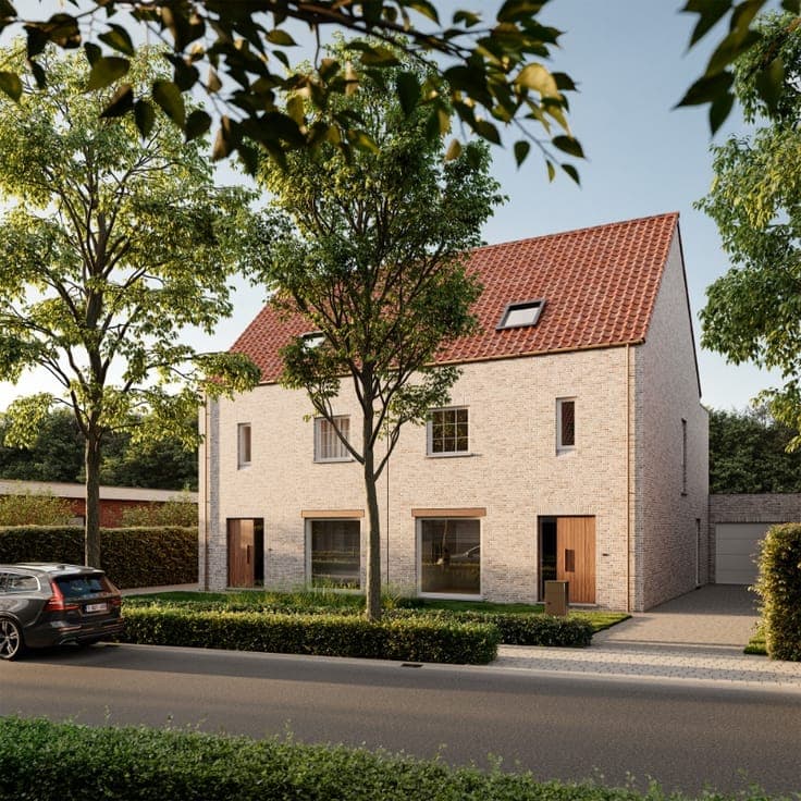 2 prachtige op te richten nieuwbouwwoningen in Brasschaat