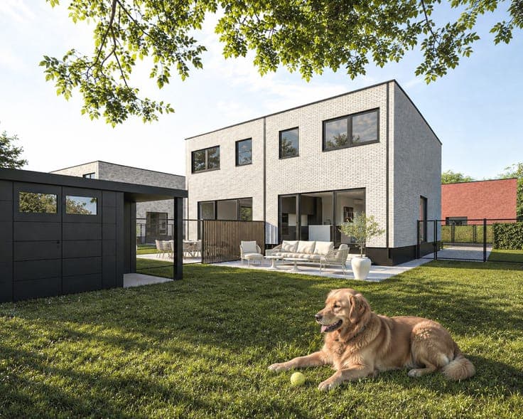 Afgewerkte energiepositieve (EPC -18) nieuwbouwwoning