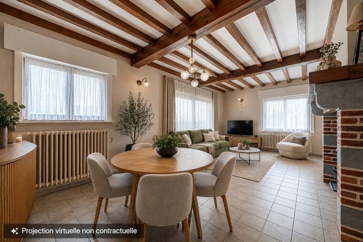 Belle villa 3 chambres avec garage, terrasse et jardin