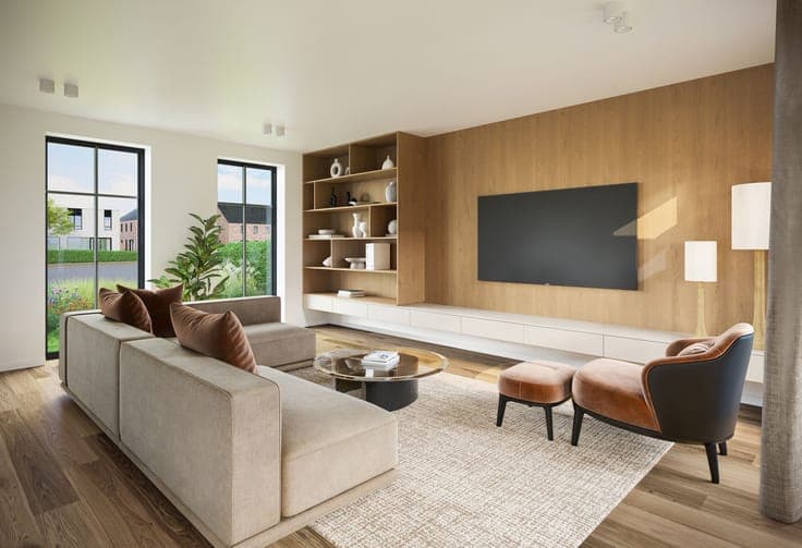Landelijke nieuwbouw villa te koop in Hoegaarden