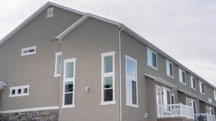 A residential complex with 10 two-bedroom apartments