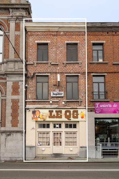 “Retail + residential property in the heart of Boussu