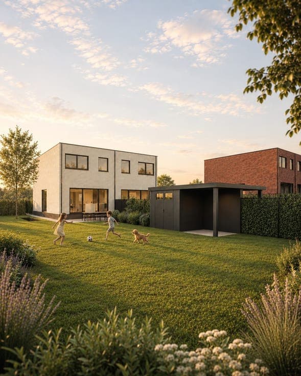 Afgewerkte energiepositieve (EPC -18) nieuwbouwwoning