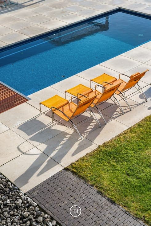 Modern villa with swimming pool and ultimate living comfort