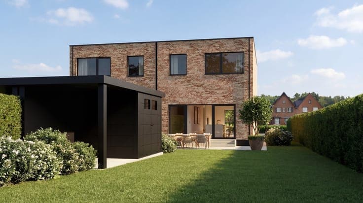 Afgewerkte energiepositieve (EPC -18) nieuwbouwwoning