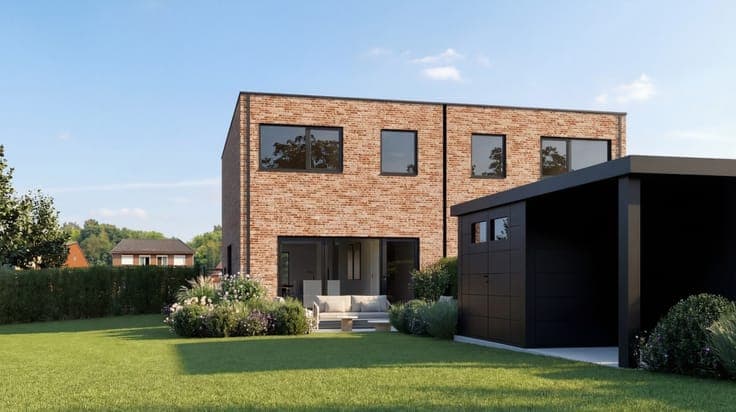 Afgewerkte energiepositieve (EPC -18) nieuwbouwwoning