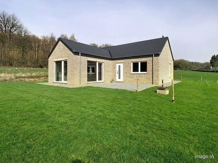 Passive villa - Ground floor - Closed structure - 32 ares