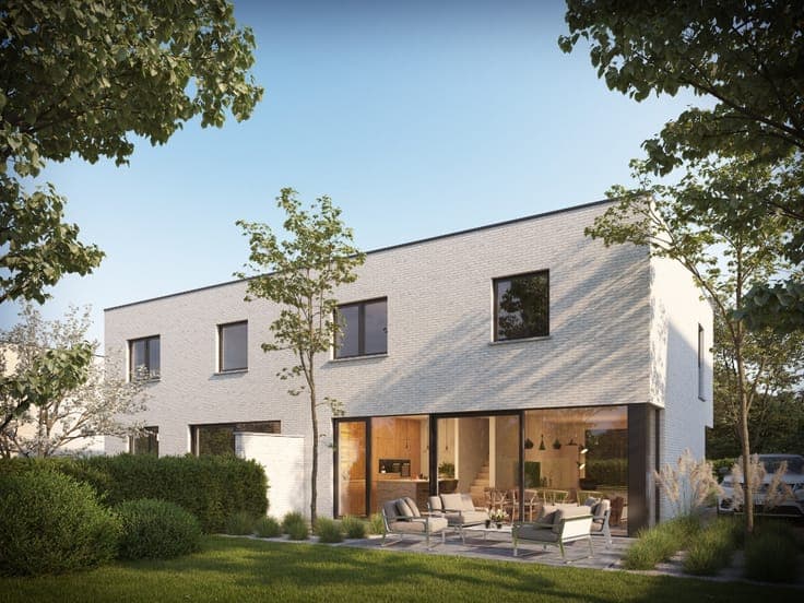 Moderne half open woning Houthulst