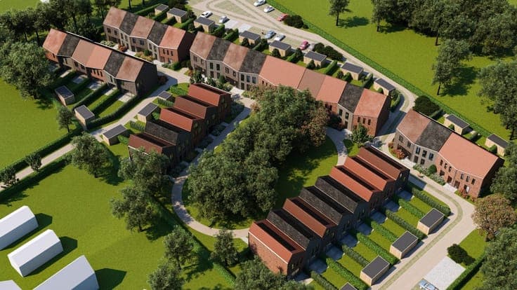 Beautiful residential project in the green