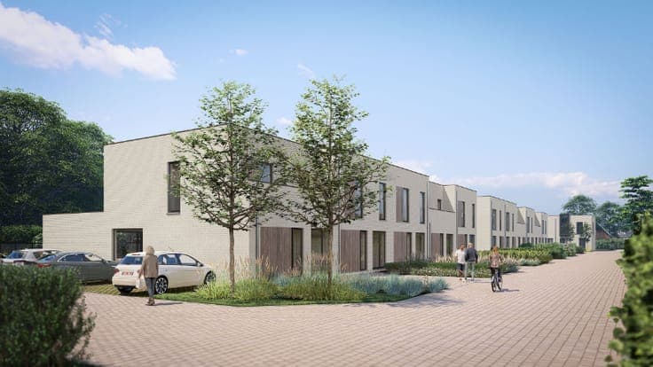 Ruime nieuwbouwwoning is gesloten verband, 3 slaapkamers,...