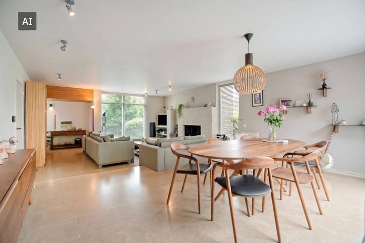 Detached house with a beautiful view of greenery for sale in