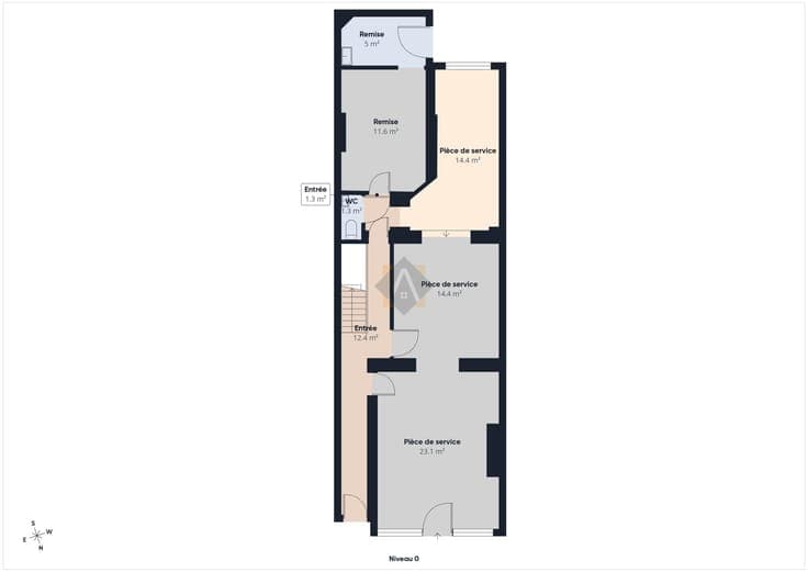 Immeuble de rapport conforme 3 logements + commerce - Namur