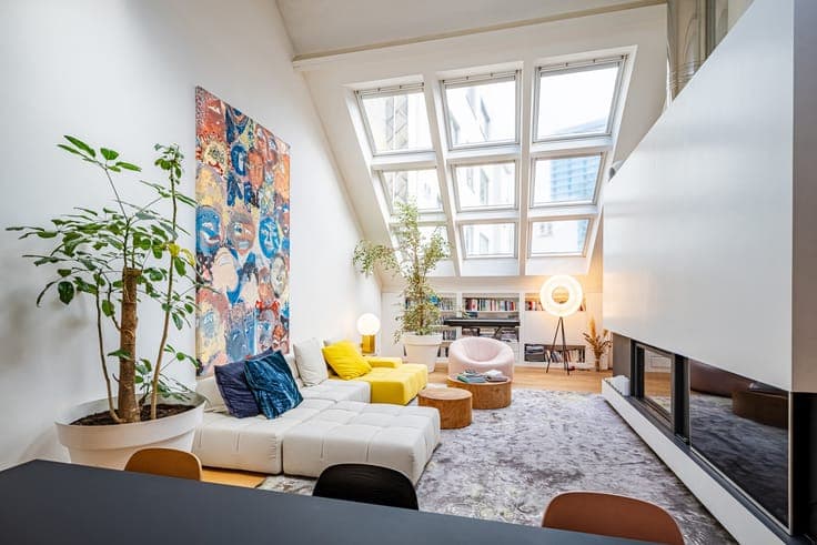 Ixelles-Châtelain - Exceptional loft house -10 parkingspaces