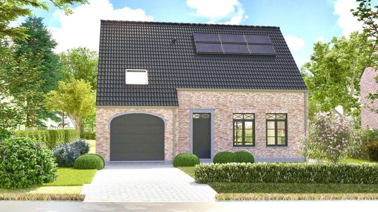 Energy-efficient new-build villa with green views