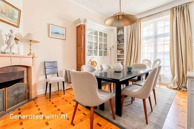 Etangs d'Ixelles: Mansion with 8 rooms and garage