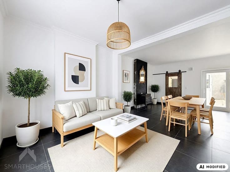 Renovated house with 3 bedrooms and garden