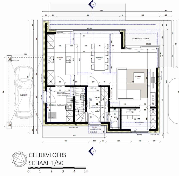 Moderne nieuwbouwvilla met zuidwest gerichte tuin