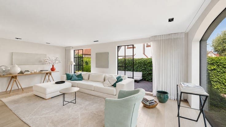 Charming detached villa with modern interior and cozy garden