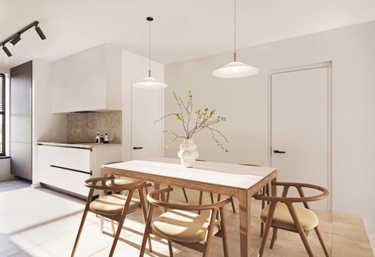 New project De Stip residential area of future Gentbrugge