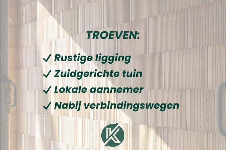 Moderne casco nieuwbouwwoning