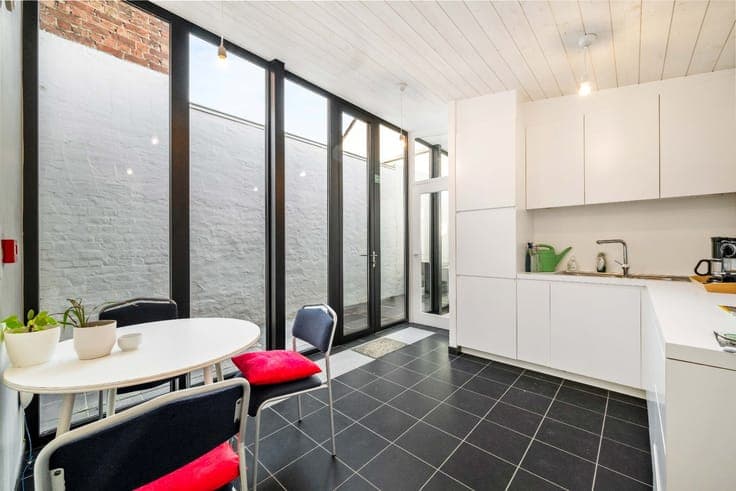 This CHARACTERFUL FACADE hides a RENOVATED semi-detached bu