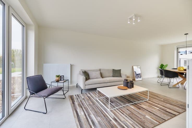 Lichtrijke landelijke nieuwbouwwoningen te Roeselare