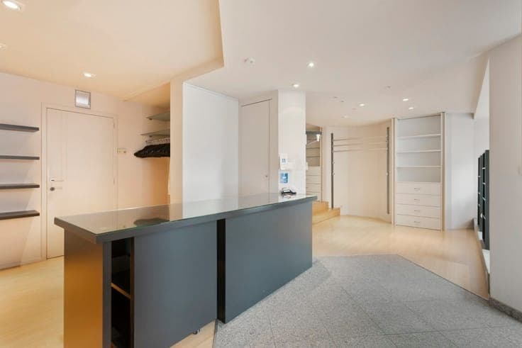 Retail space with apartment