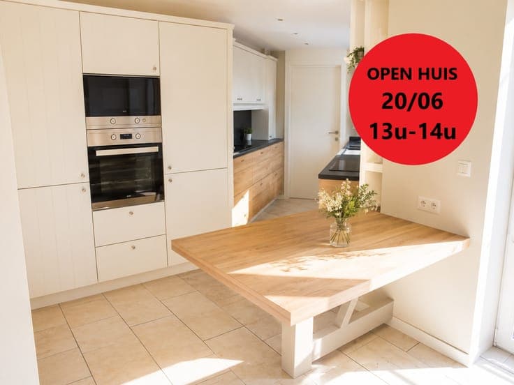 OPEN HUIS ZATERDAG 20/06 van 13u tot 14u. Charmante gezin...