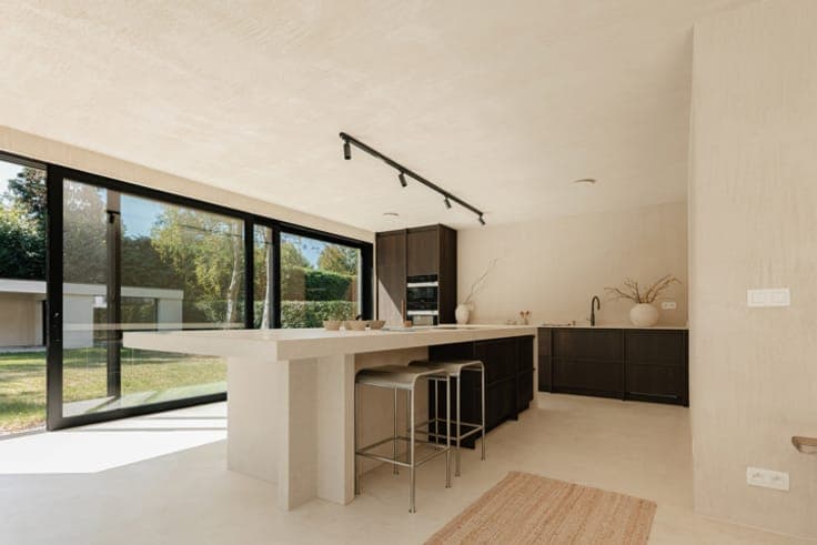 Top notch finished architectural villa in green surroundings