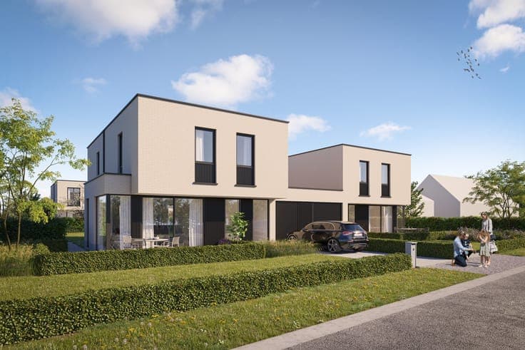 Moderne gezinswoningen met 3 ruime slaapkamers, 2 badkame...