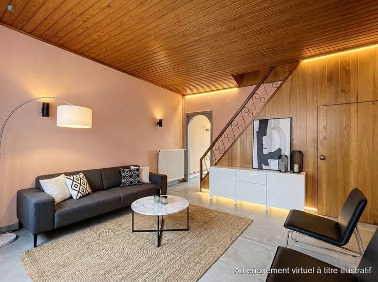 Maison de rangée 2 chambres avec terrasse et jardin