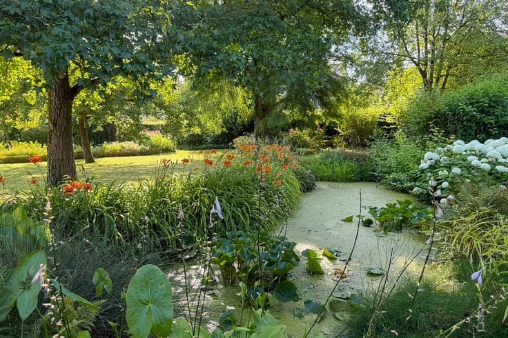 Charming semi-detached house on two plots, beautifully land