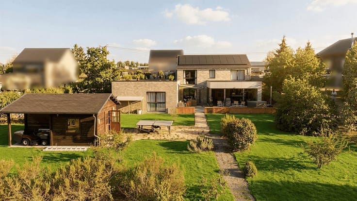 Villa 2019, 5-6 beds, 34 ares + annex (liberal profes. poss.