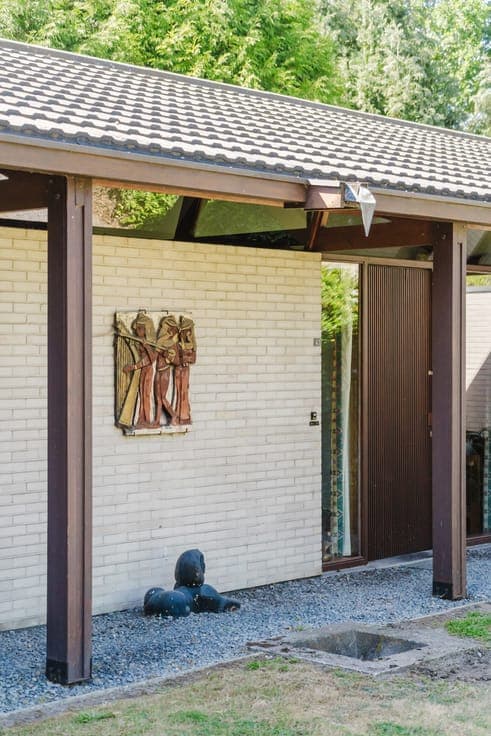 Architectenbungalow op een perceel van 1465m² in De Pinte