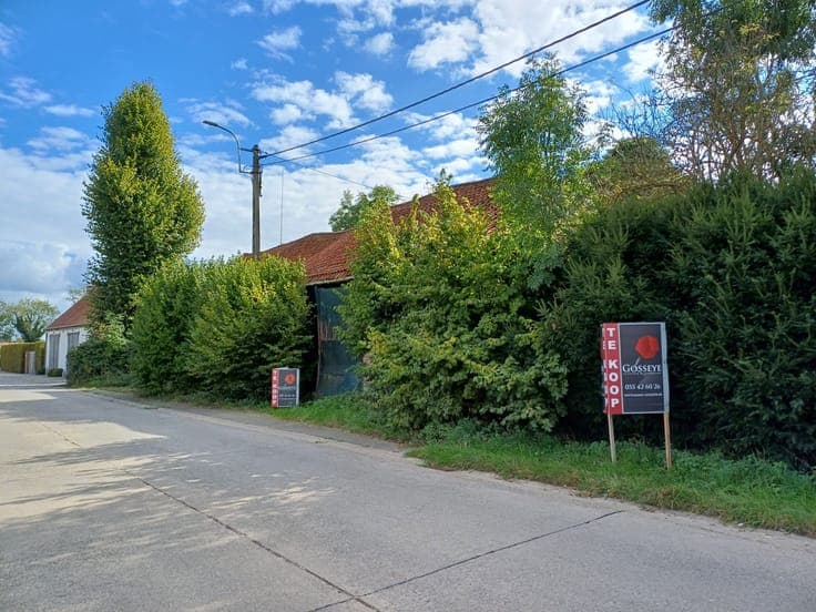 Ruime te renoveren hoeve met stallingen en bijgebouwen in...