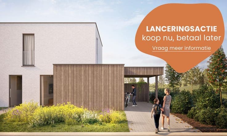 Moderne halfopenwoning met carport en berging