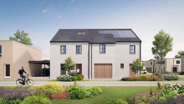 Energy efficient new build houses with 4 bedrooms in Astene