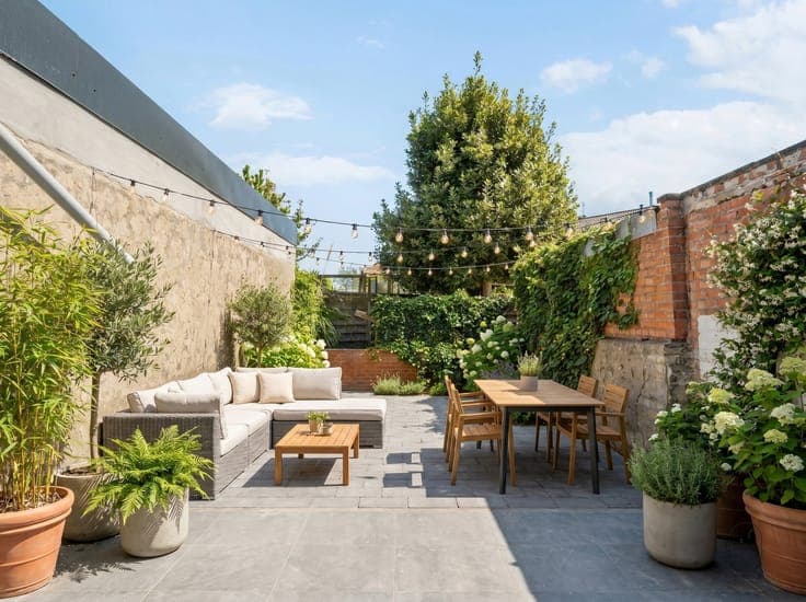 A nicely renovated home in a great location with a city gard