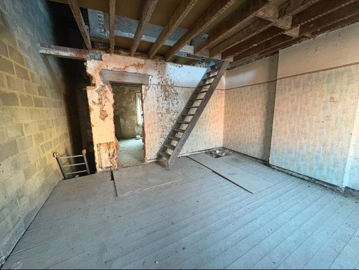 House to renovate, new roof