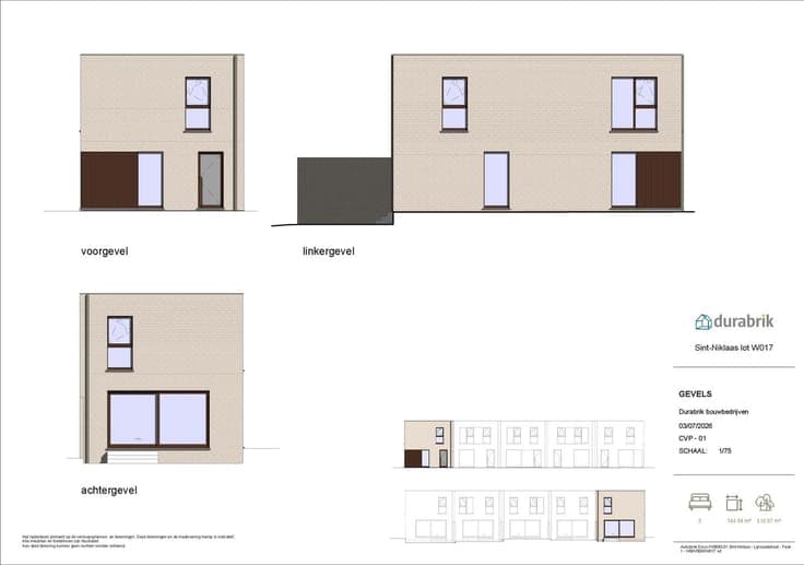 Energiezuinige halfopen woning met 3 slpks