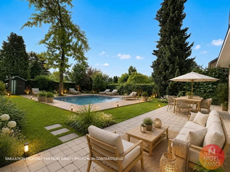 Drève de Waroux : la villa de vos rêves 6 chs sur 258 m².