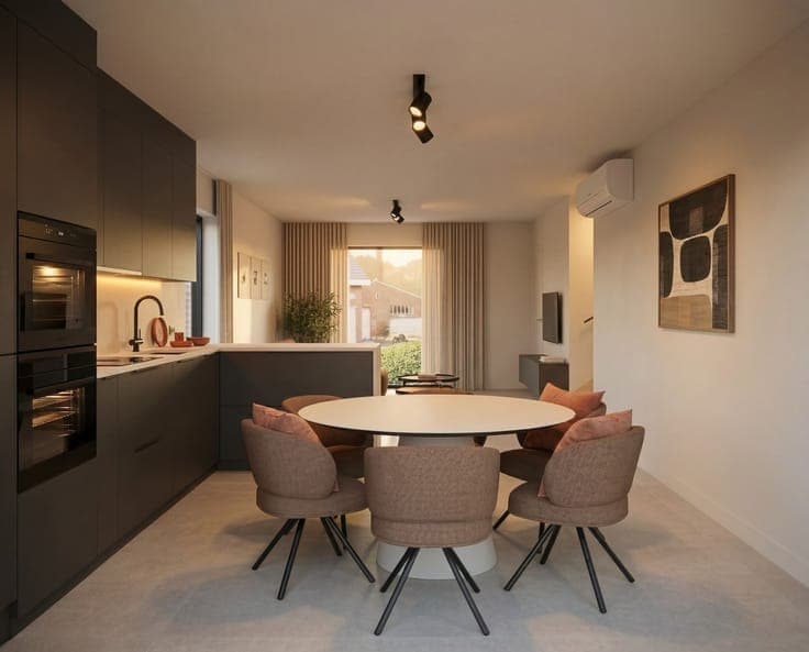 Afgewerkte energiepositieve (EPC -18) nieuwbouwwoning