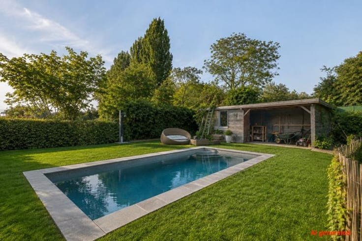 Spacious renovated farmhouse with workshop, pool and EPC B