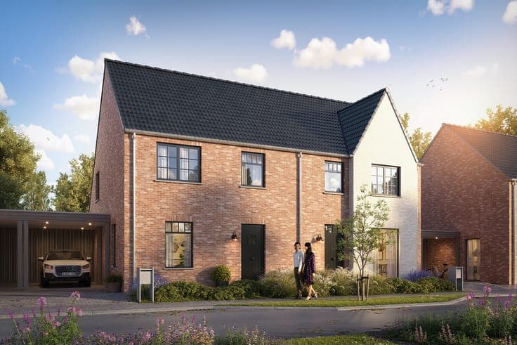 Energiezuinig wonen op een toplocatie in Oedelem