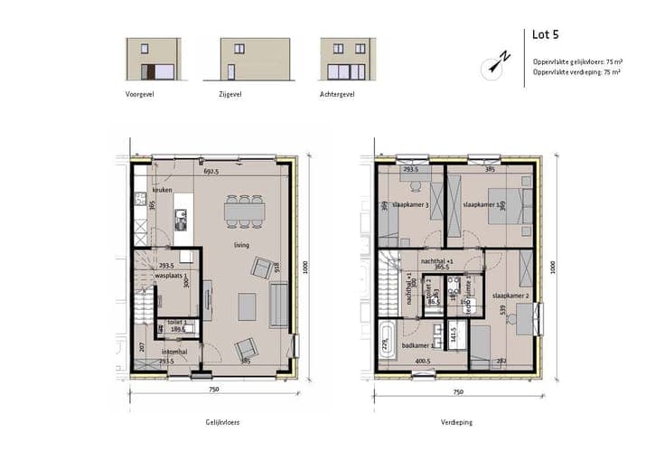 Energieneutrale halfopen woning in rustige, nieuwe wijk