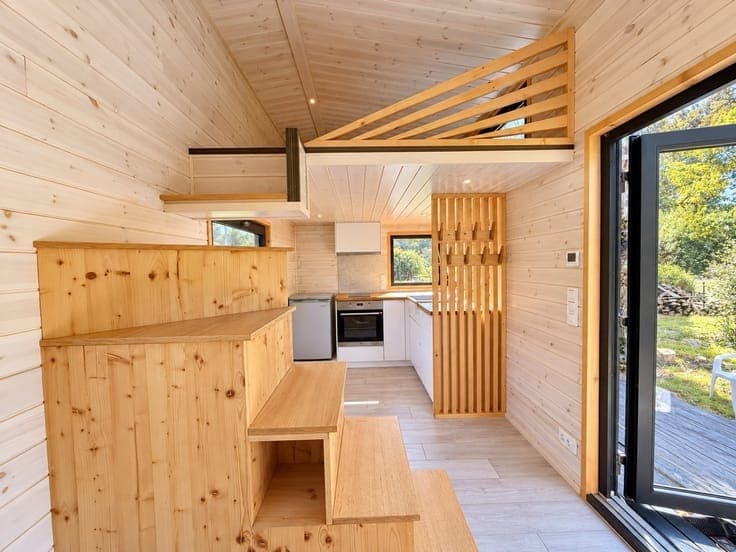 Magnifique et récente Tiny House sur terrain en bordure de r